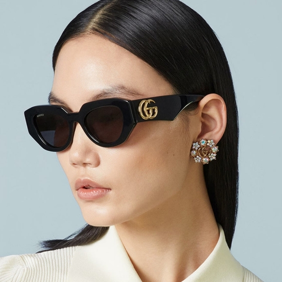 Gucci Accessories - NEW GUCCI GG1421S 001 WOMEN BLACK SUNGLASSES GUCCI